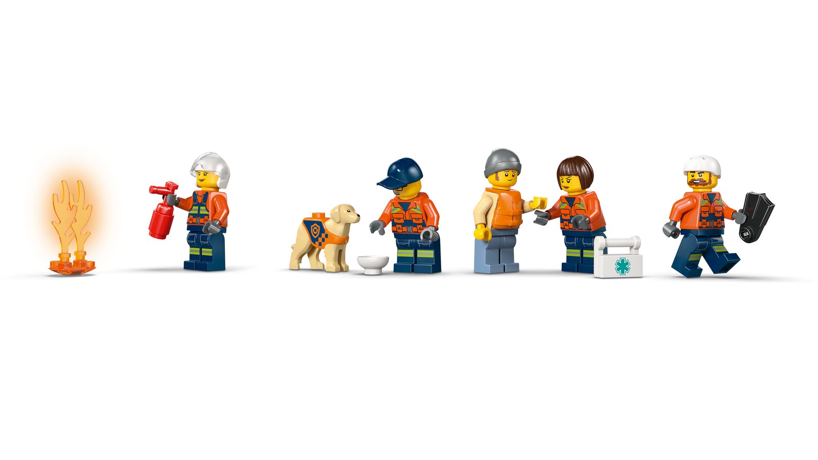 LEGO 60504 LEGO® City 60504 - Rettungsboot der Küstenwache mit Hubschrauber – Detailansicht 1