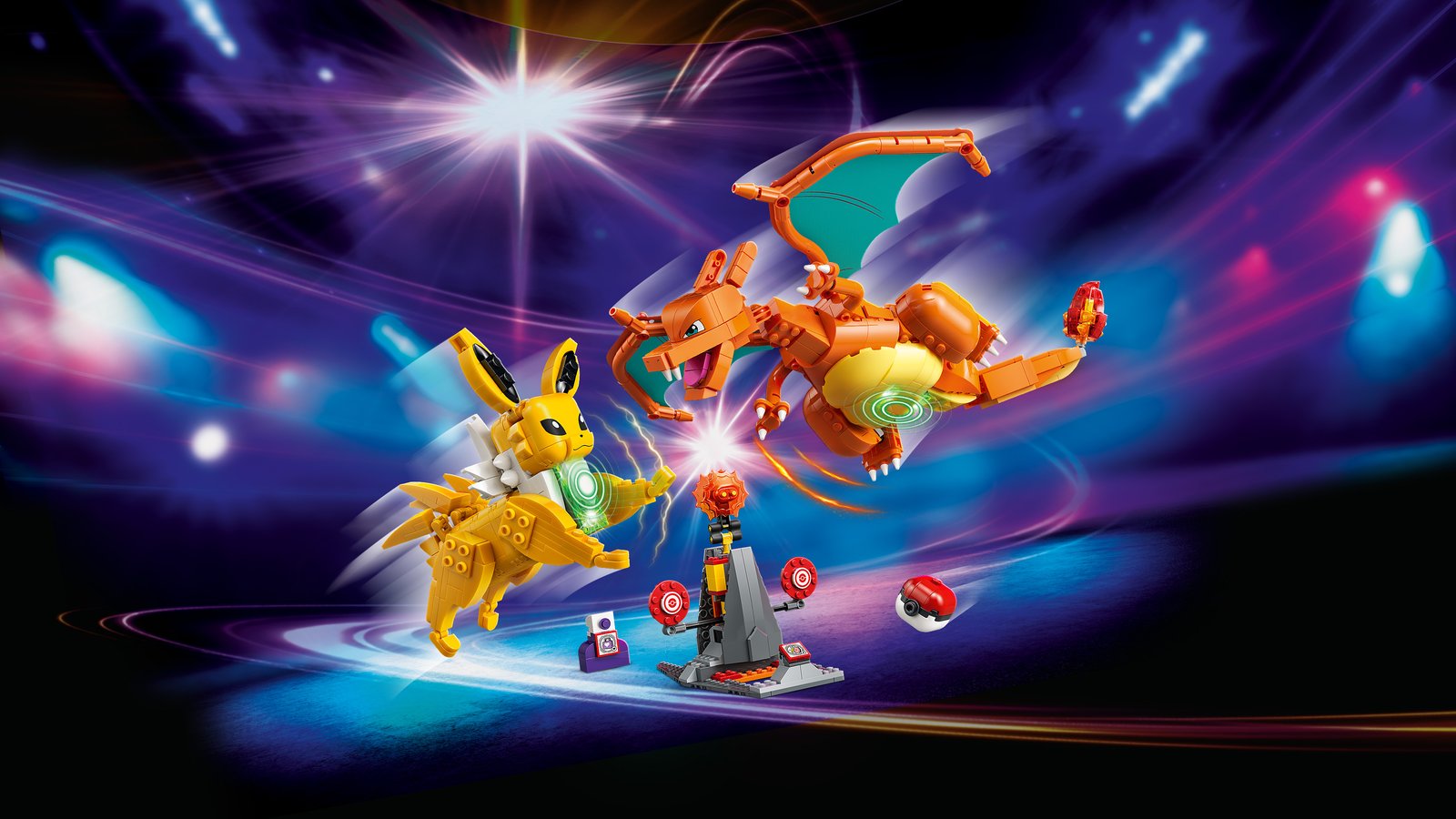 LEGO 72167 LEGO® Pokémon™ 72167 - SMART Play™: Ultimativer Showdown zwischen Glurak und Blitza – Primäres Produktbild