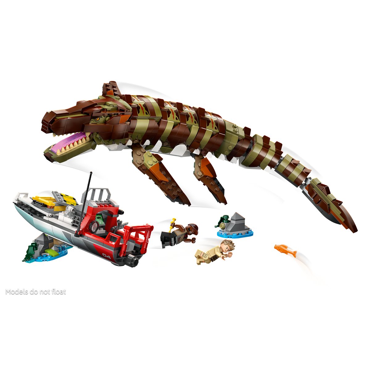 LEGO 76974 LEGO® Jurassic World 76974 - Mosasaurier: Die Bootmission – Detailansicht 2
