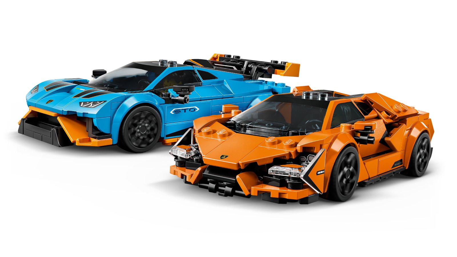 LEGO 77238 LEGO® Speed Champions 77238 - Lamborghini Revuelto und Huracán STO – Primaeres Produktbild