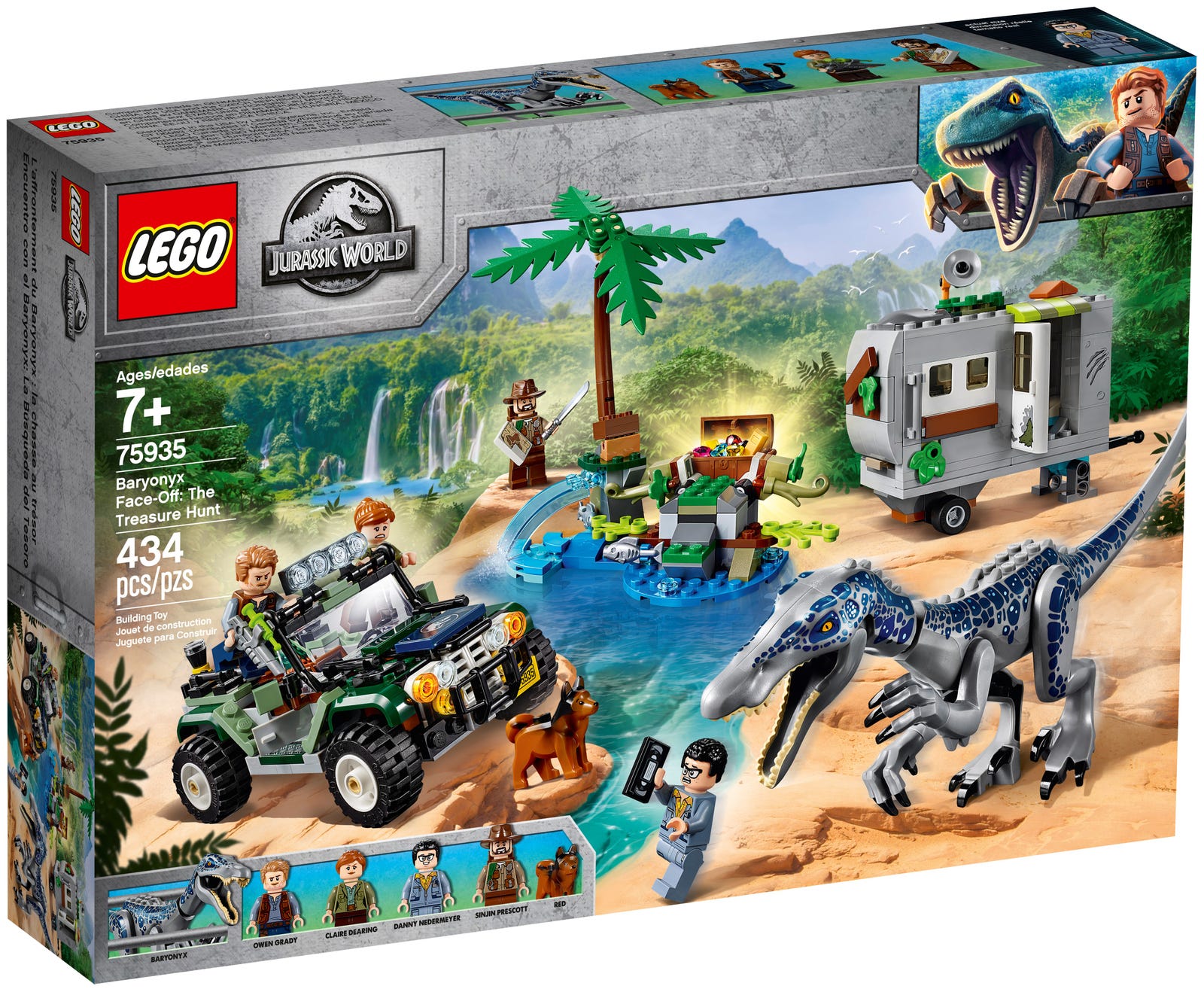 LEGO® Jurassic World 75935 - Baryonyx' Kräftemessen: die Schatzsuche