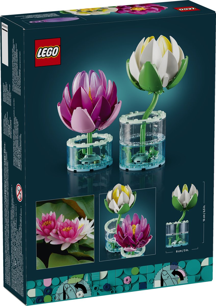 LEGO 11511 LEGO® Botanicals 11511 - Seerosen – Verpackung hinten