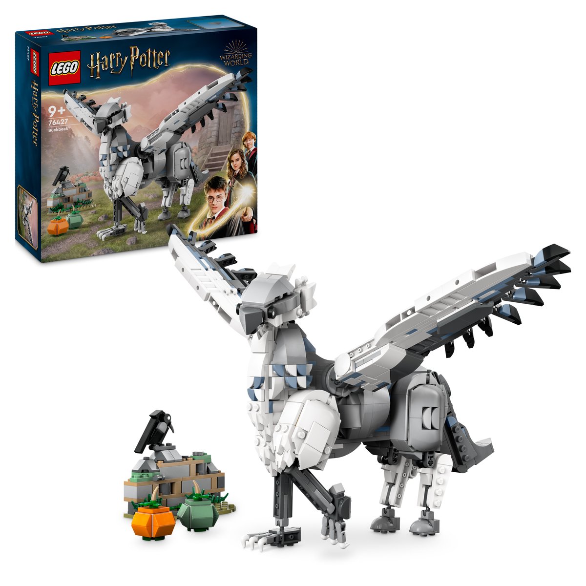 LEGO 76427 LEGO® Harry Potter™ 76427: Hippogreif Seidenschnabel – Box & Produkt