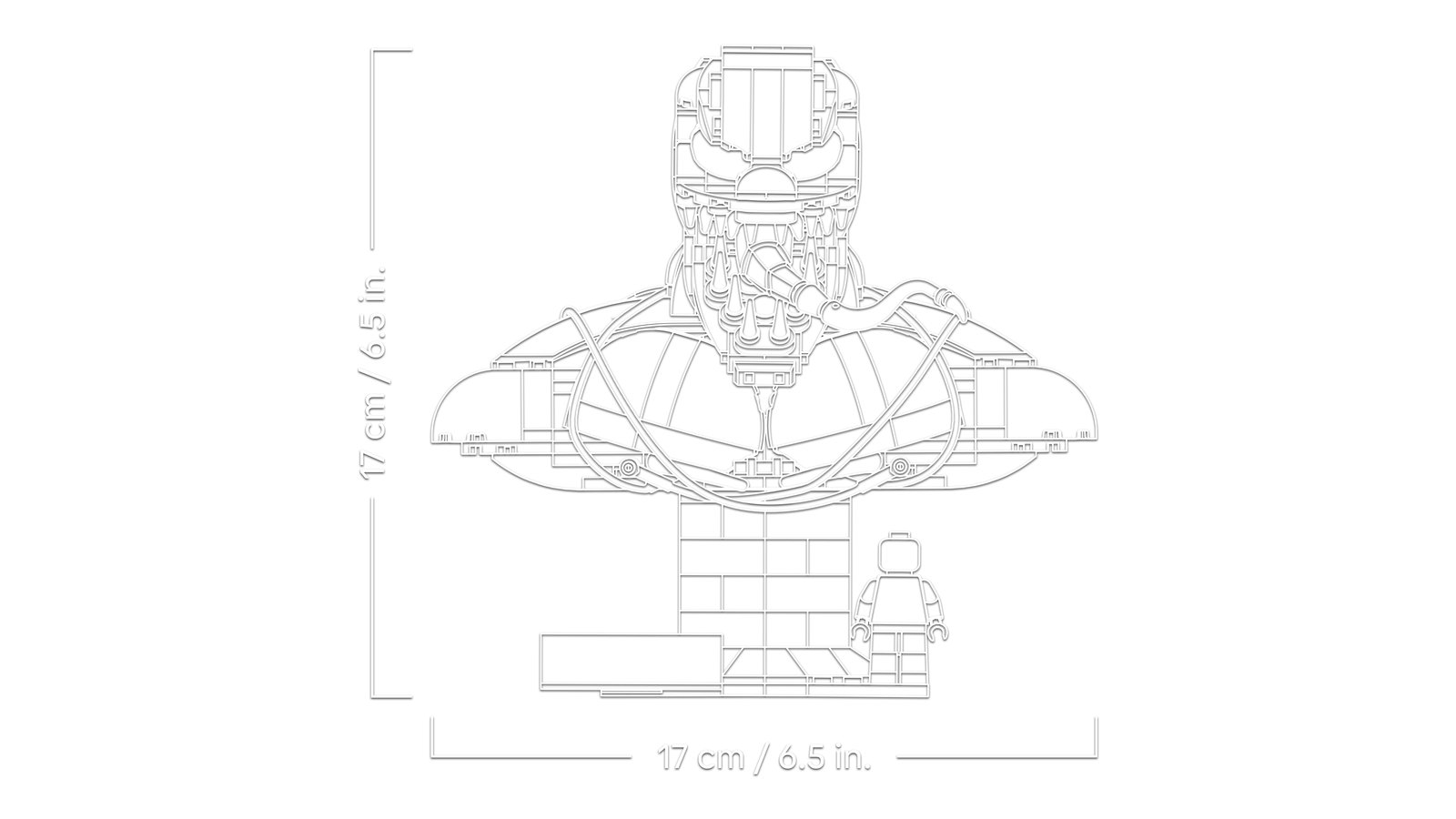 LEGO 76356 LEGO® Super Heroes Marvel 76356 - Venom-Büste – Detailansicht 4