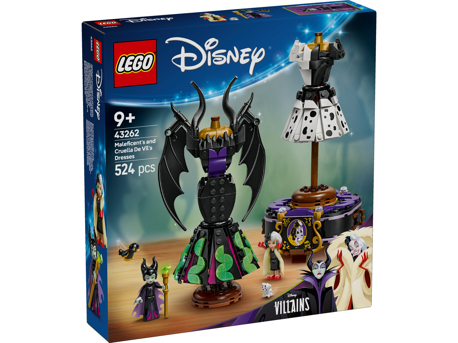 LEGO® Disney Classic 43262 - Die Kleider von Malefiz und Cruella De Vil LEGO® Disney Classic 43262 - Die Kleider von Malefiz und Cruella De Vil