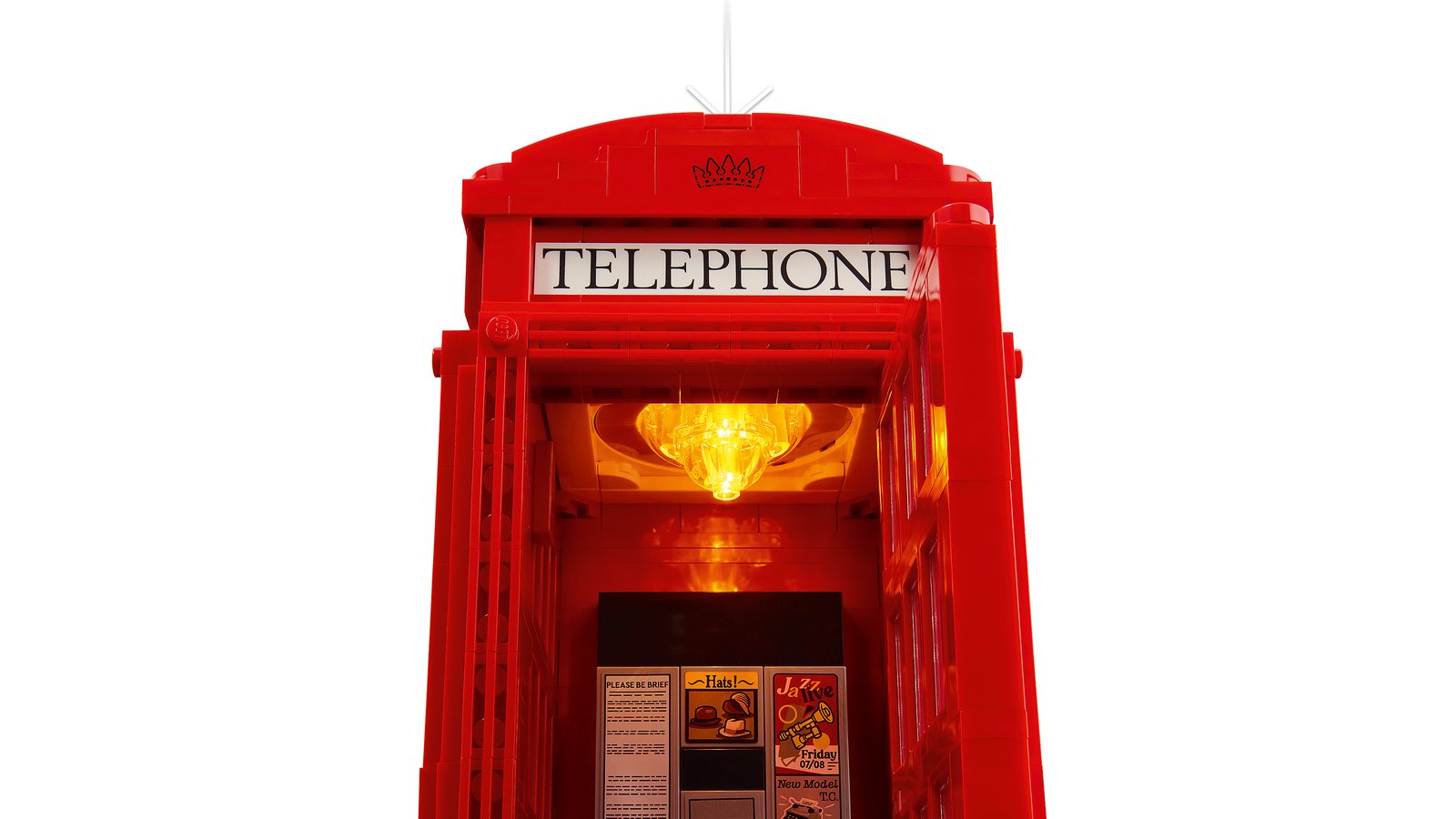 LEGO 21347 LEGO® Ideas 21347 - Rote Londoner Telefonzelle – Detailansicht 4