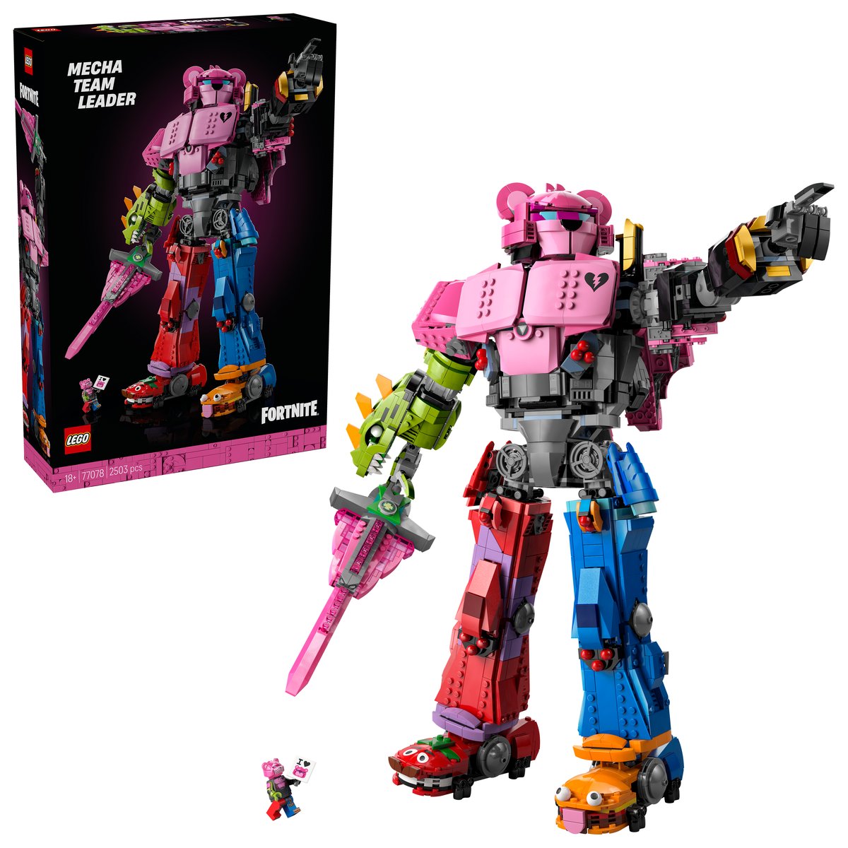 LEGO 77078 LEGO® Fortnite 77078 - Mecha-Anführer – Box & Produkt