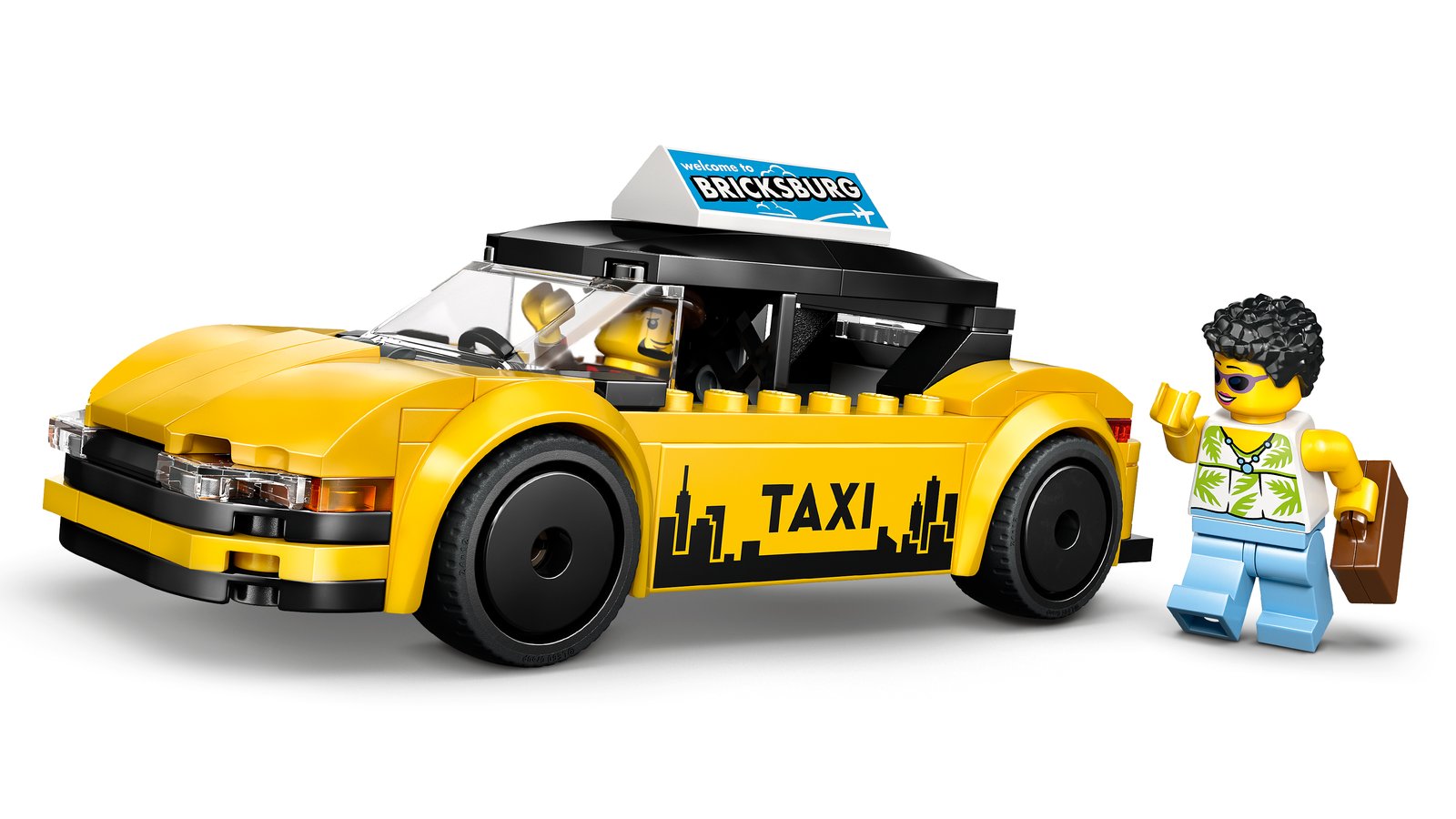 LEGO 60487 LEGO® City 60487 - Gelbes Taxi – Primaeres Produktbild