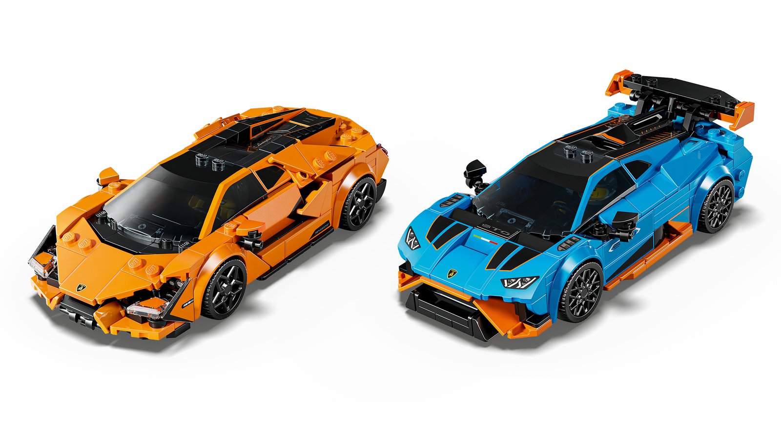 LEGO 77238 LEGO® Speed Champions 77238 - Lamborghini Revuelto und Huracán STO – Detailansicht 1