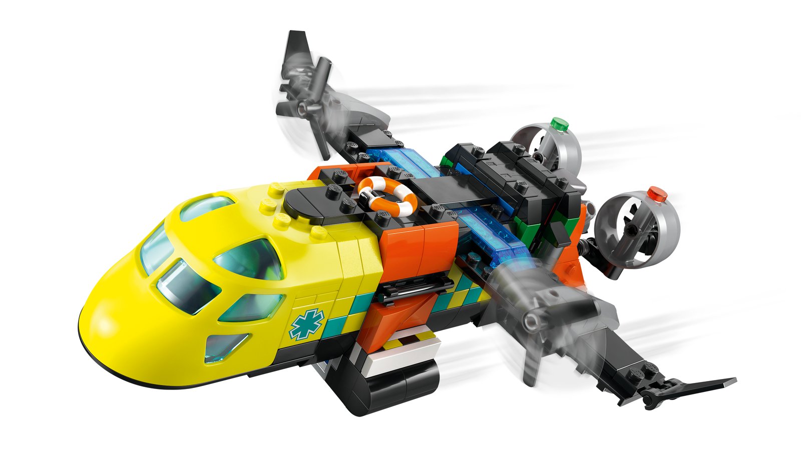 LEGO 60505 LEGO® City 60505 - Kombinationsset mit Flugzeug, Wartungsfahrzeug und Luftkissenboot – Detailansicht 5