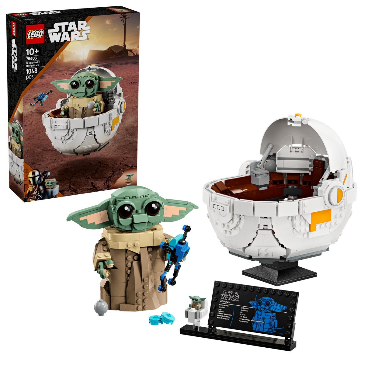 LEGO 75403 LEGO® Star Wars™ 75403 - Grogu™ in seiner Repulsorwiege – Box & Produkt
