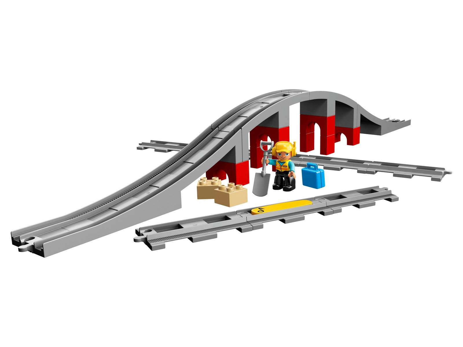 LEGO® DUPLO 10872 - Eisenbahnbrücke und Schienen