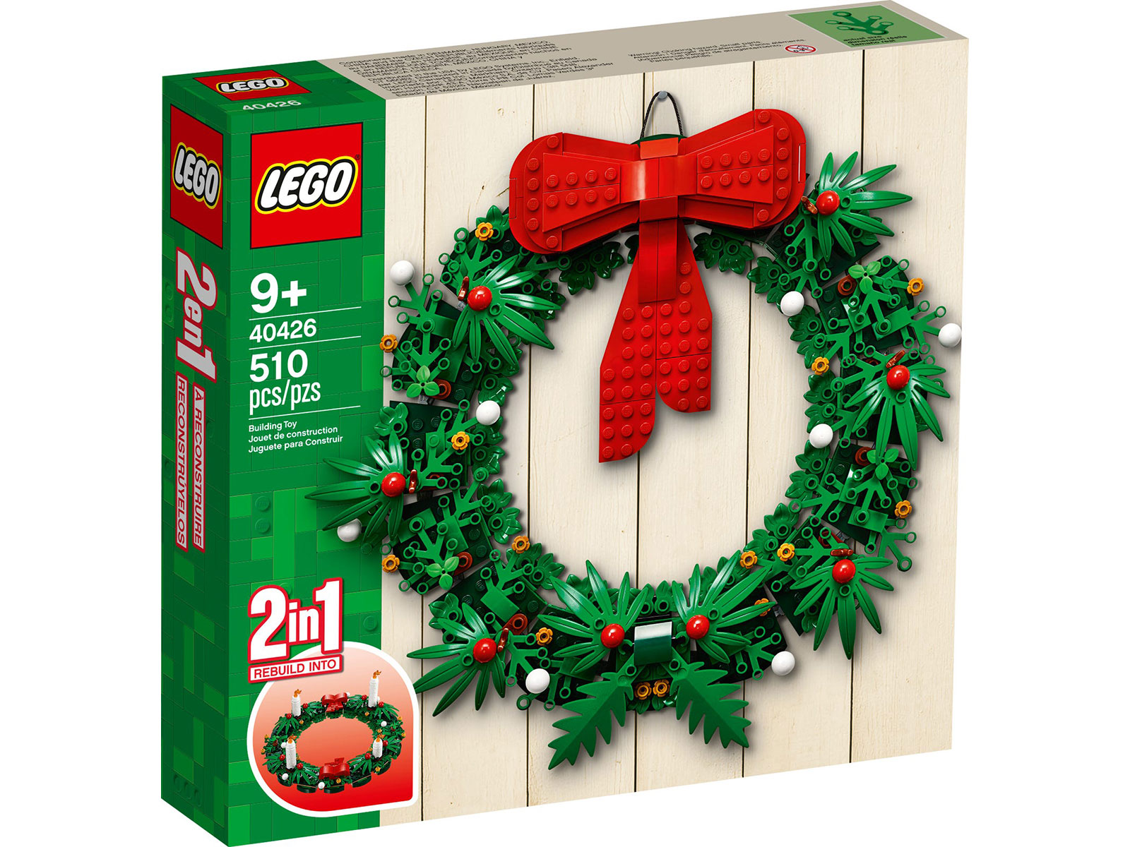 LEGO® 40426 - Adventskranz 2in1