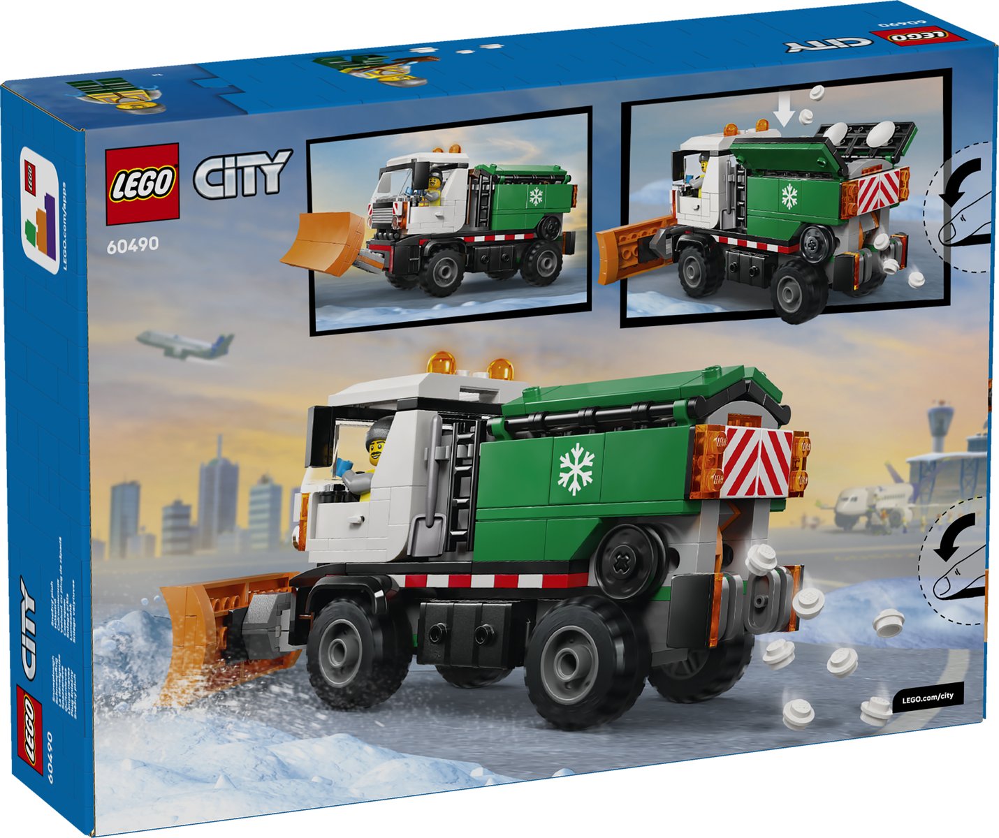 LEGO 60490 LEGO® LEGO City 60490 - Schneepflug – Verpackung hinten