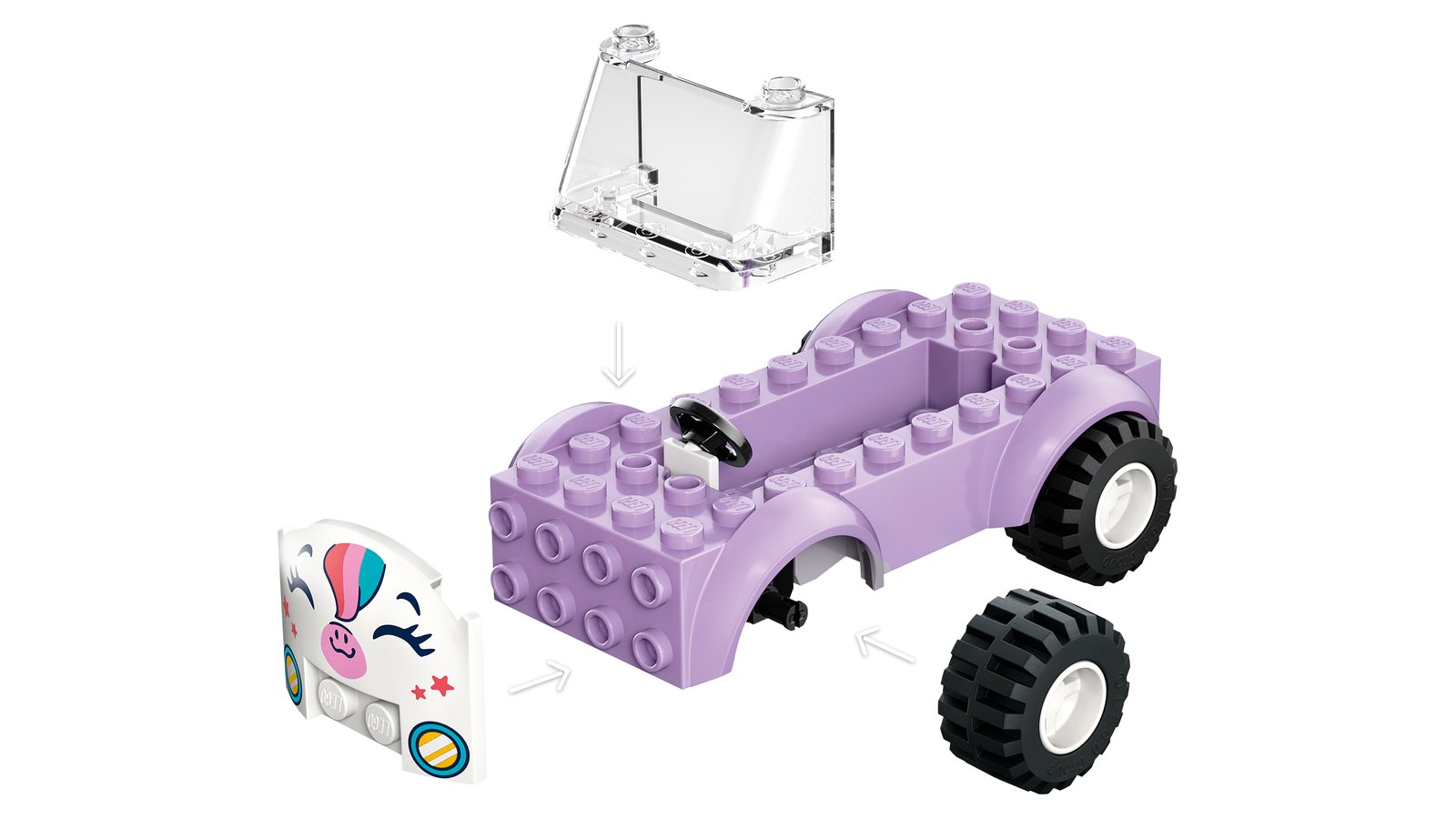 LEGO 42675 LEGO® Friends 42675 - Einhorn-Kuchenlieferwagen – Detailansicht 2