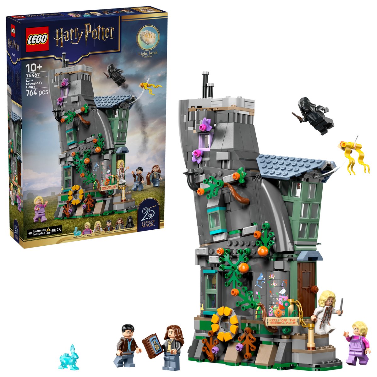 LEGO 76467 LEGO® Harry Potter™ 76467: Luna Lovegoods Haus – Box & Produkt