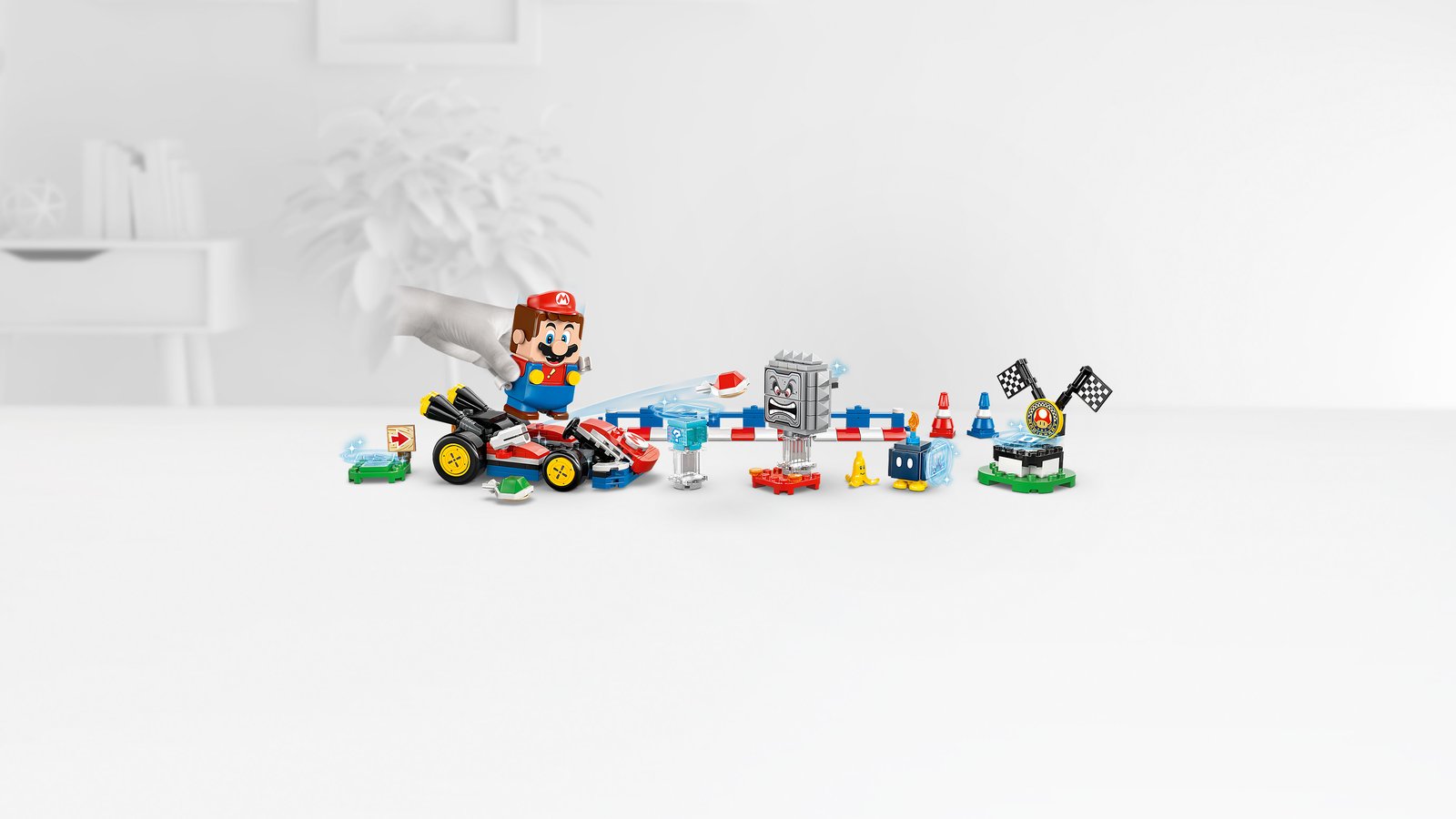 LEGO 72043 LEGO® Super Mario 72043 - Mario Kart™ – Interaktiver LEGO® Mario™ & Standard-Kart – Detailansicht 7