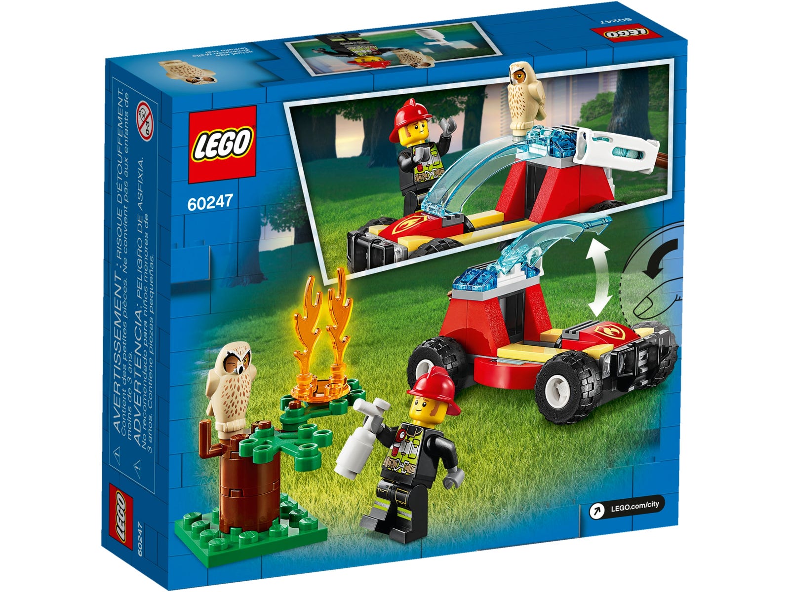 LEGO® City 60247 - Waldbrand - Box Back