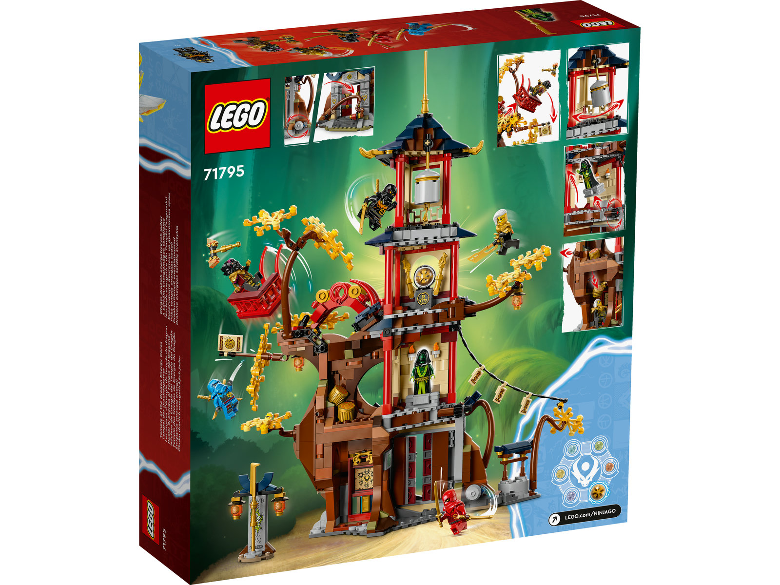 LEGO® Ninjago 71795 - Tempel der Drachenpower