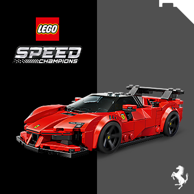 LEGO® Speed Champions Themenwelt-Kachel mit Set 77254 Ferrari SF90 XX Stradale Sportwagen