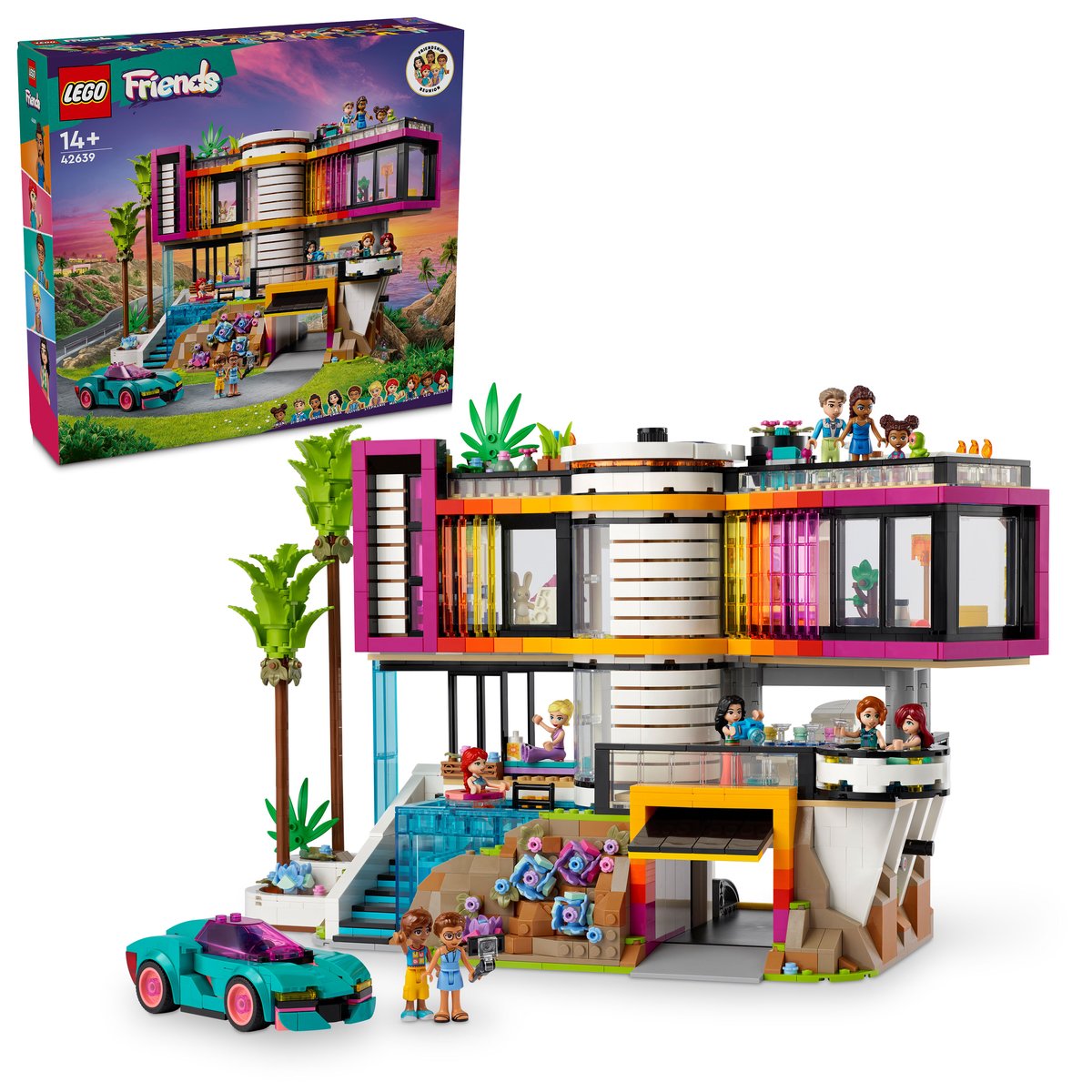 LEGO 42639 LEGO® Friends 42639 - Andreas moderne Villa – Box & Produkt