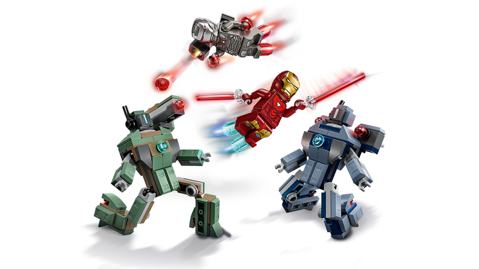 LEGO 76320 LEGO® Super Heroes 76320 - Iron Man & War Machine vs. Hammer-Drohnen – Detailansicht 1