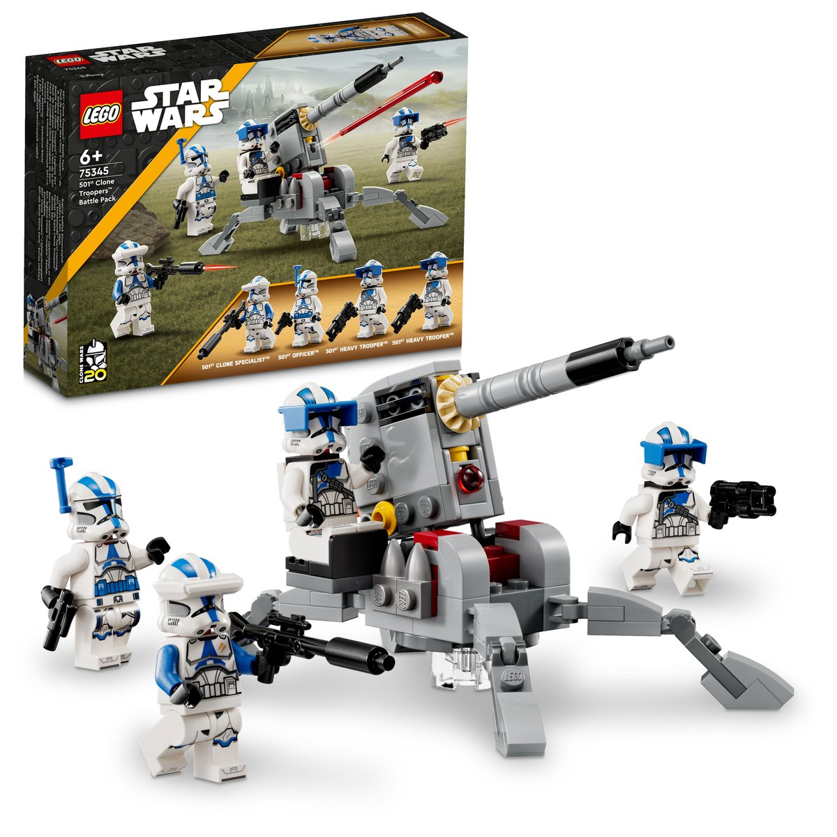 LEGO 75345 LEGO® Star Wars™ 75345 - 501st Clone Troopers™ Battle Pack – Box & Produkt