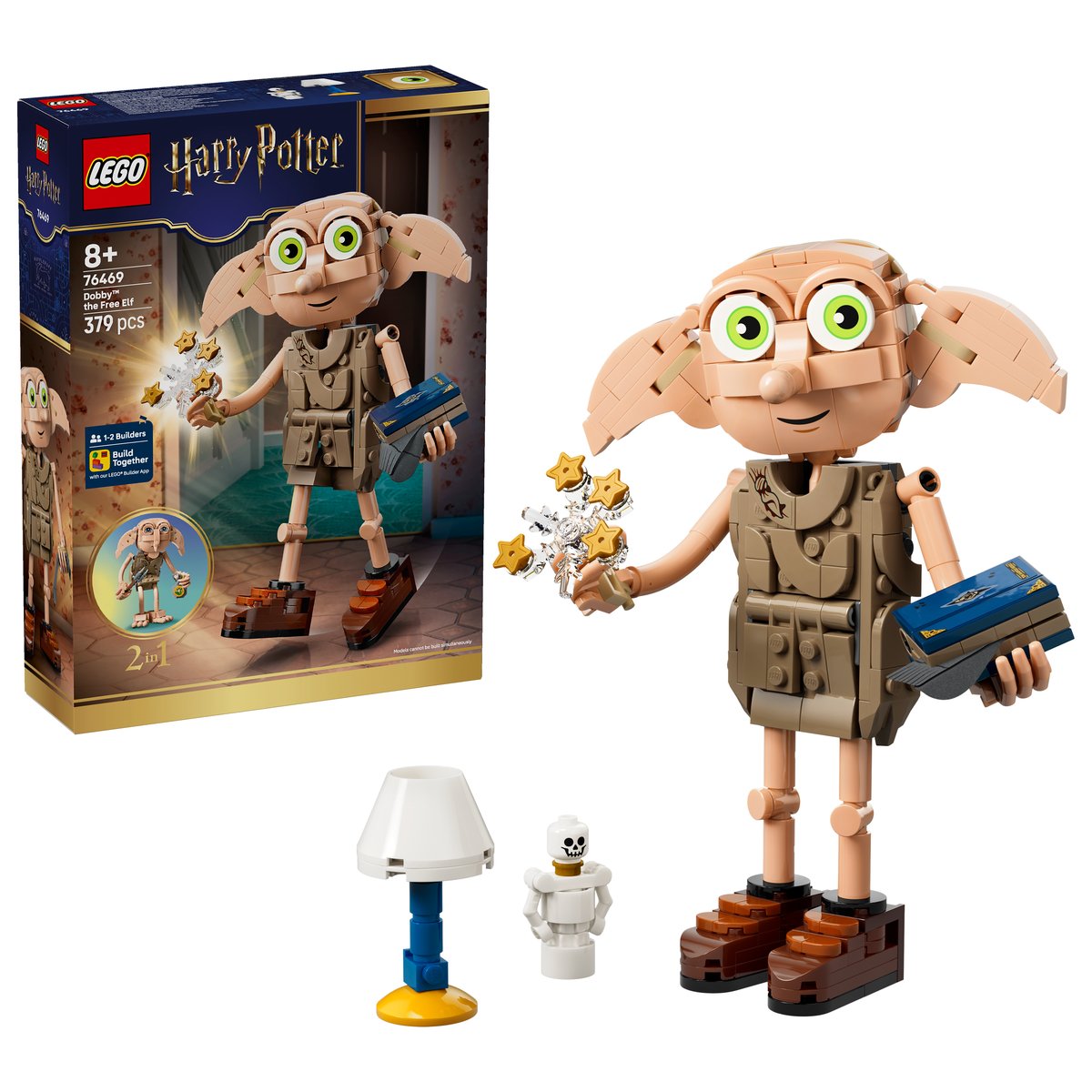 LEGO 76469 LEGO® Harry Potter™ 76469 - Dobby, der Freie Elf – Box & Produkt