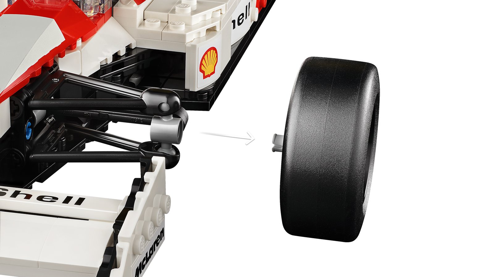 LEGO 10330 LEGO® Icons 10330 - McLaren MP4/4 & Ayrton Senna – Detailansicht 6