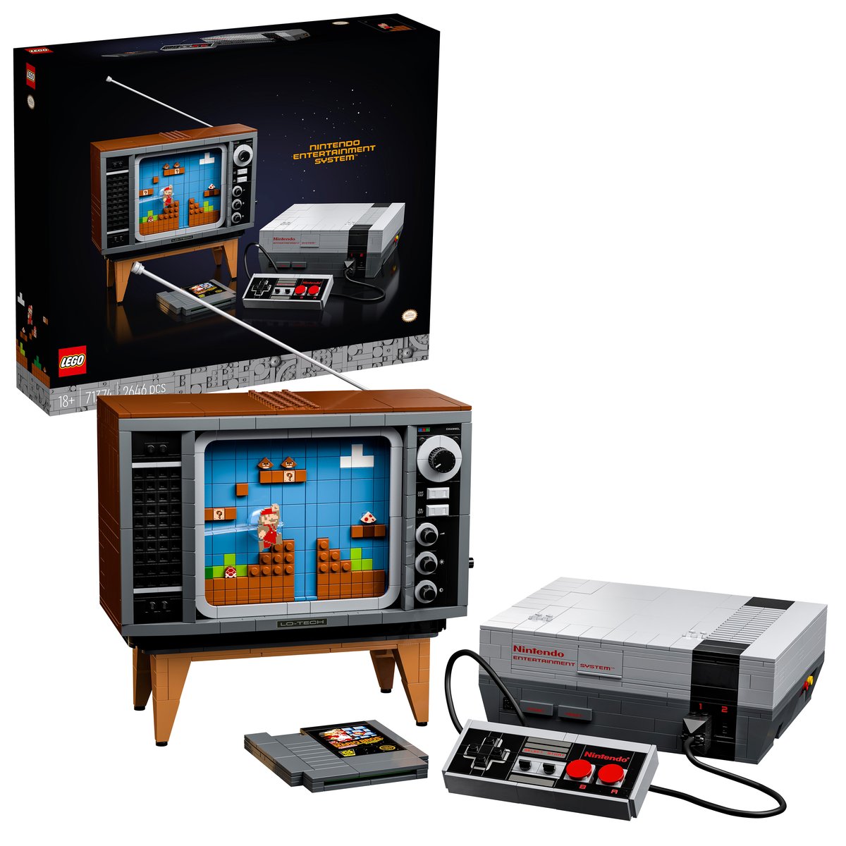 LEGO 71374 LEGO® 71374 - Nintendo Entertainment System™ – Box & Produkt