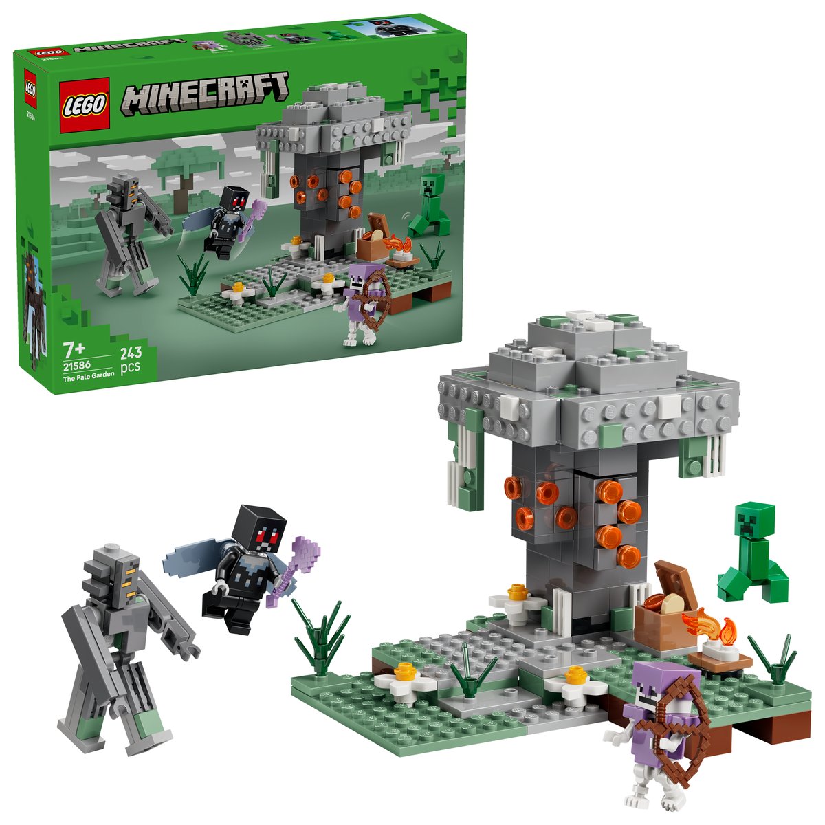 LEGO 21586 LEGO® Minecraft 21586 - Blasser Garten – Box & Produkt