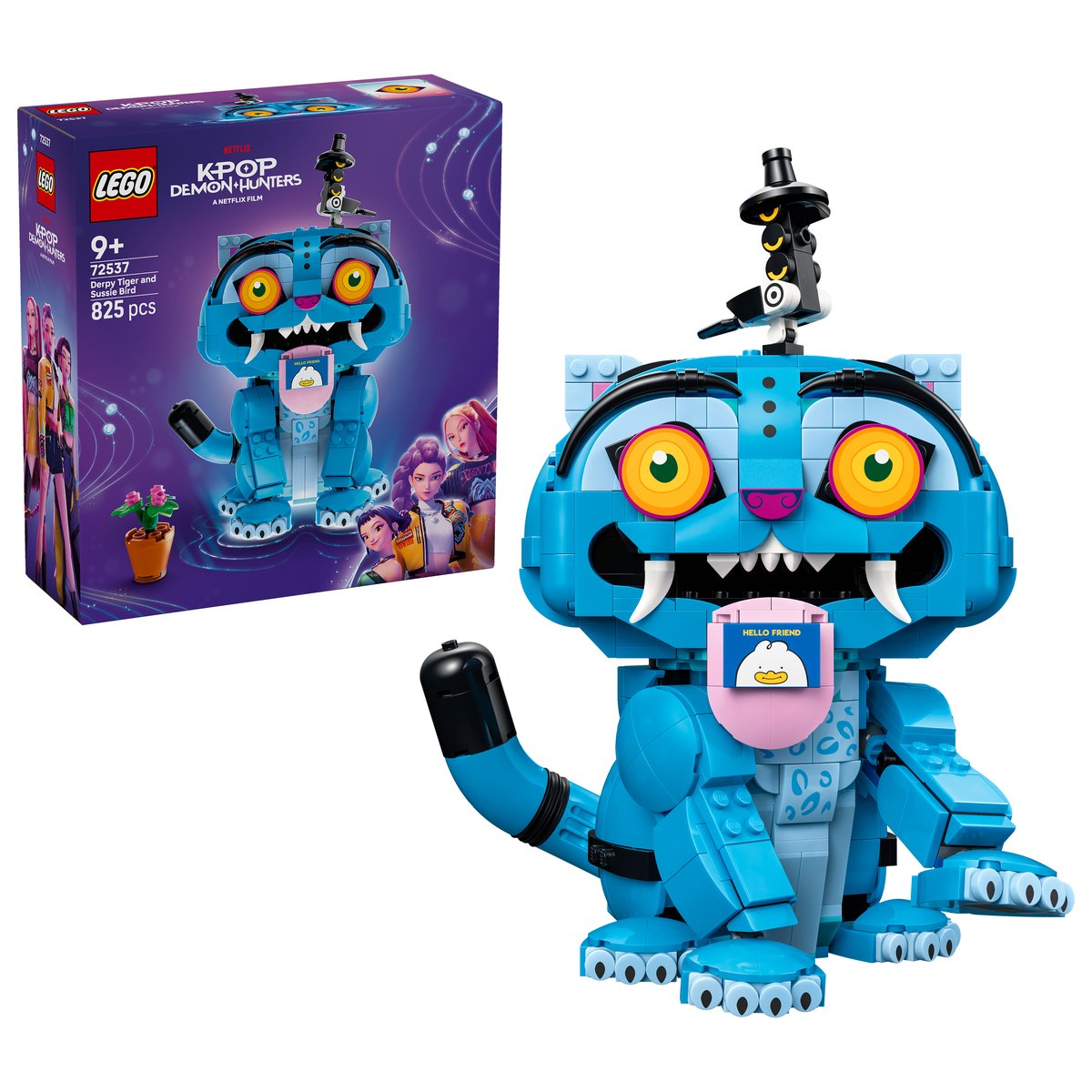 LEGO 72537 LEGO® KPop Demon Hunters 72537 - Der Tiger Derpy und die Elster Sussie – Box & Produkt