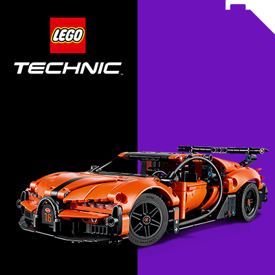 LEGO® Technic Themenwelt-Kachel mit Set 42222 Bugatti Chiron Pur Sport Hypercar