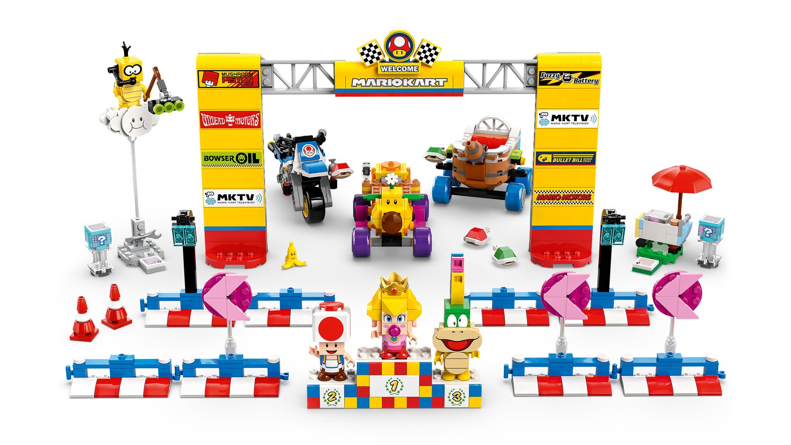 LEGO 72036 LEGO® Super Mario 72036 - Mario Kart™ – Baby Peach & Grand Prix–Set – Detailansicht 3