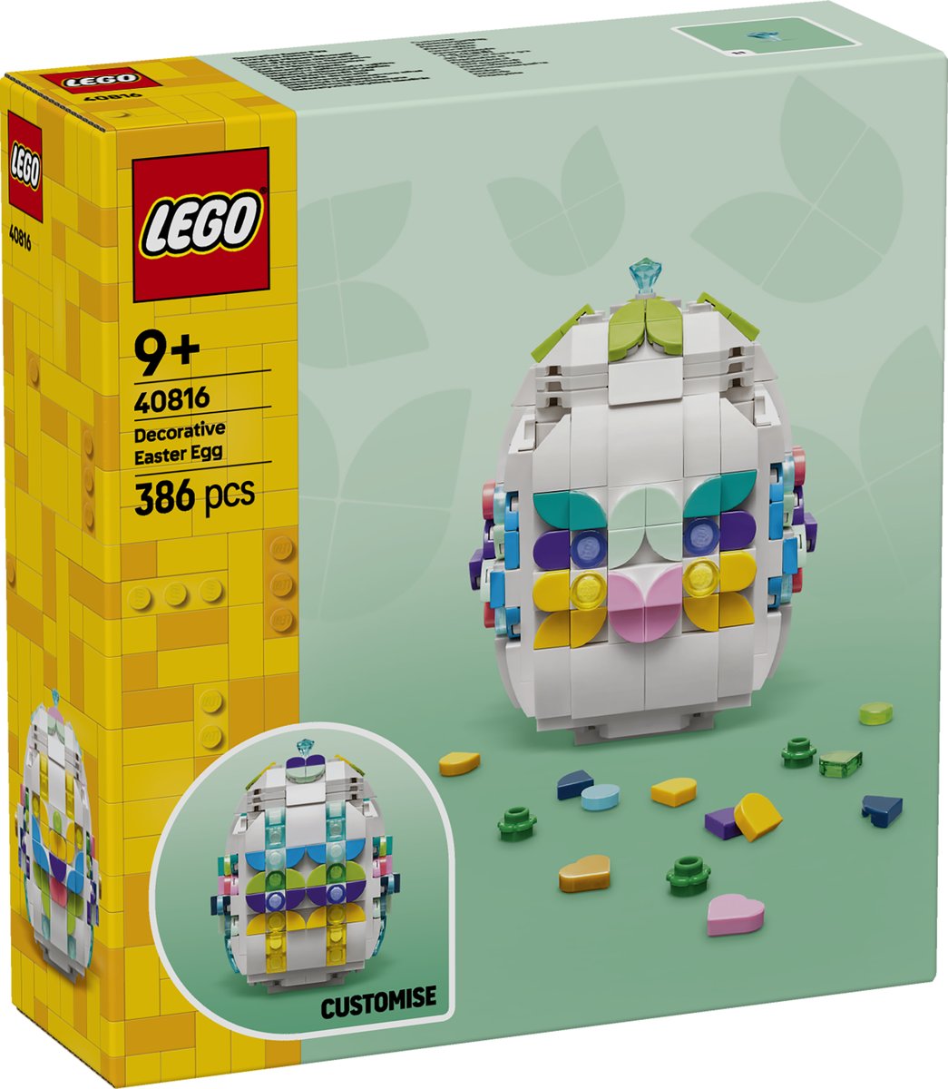 LEGO 40816 LEGO® LEGO Iconic 40816 - Verziertes Osterei – Verpackung vorne