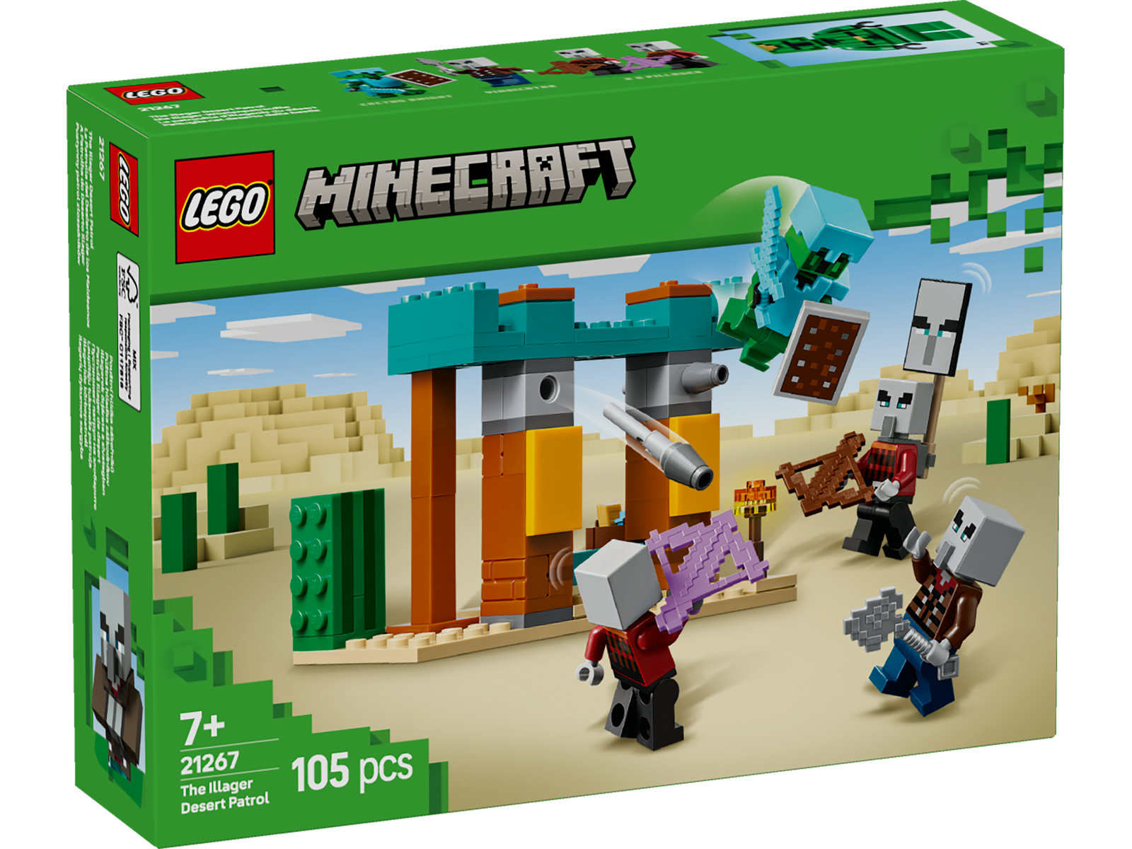 LEGO® Minecraft 21267 - Die Illager-Wüstenpatrouille