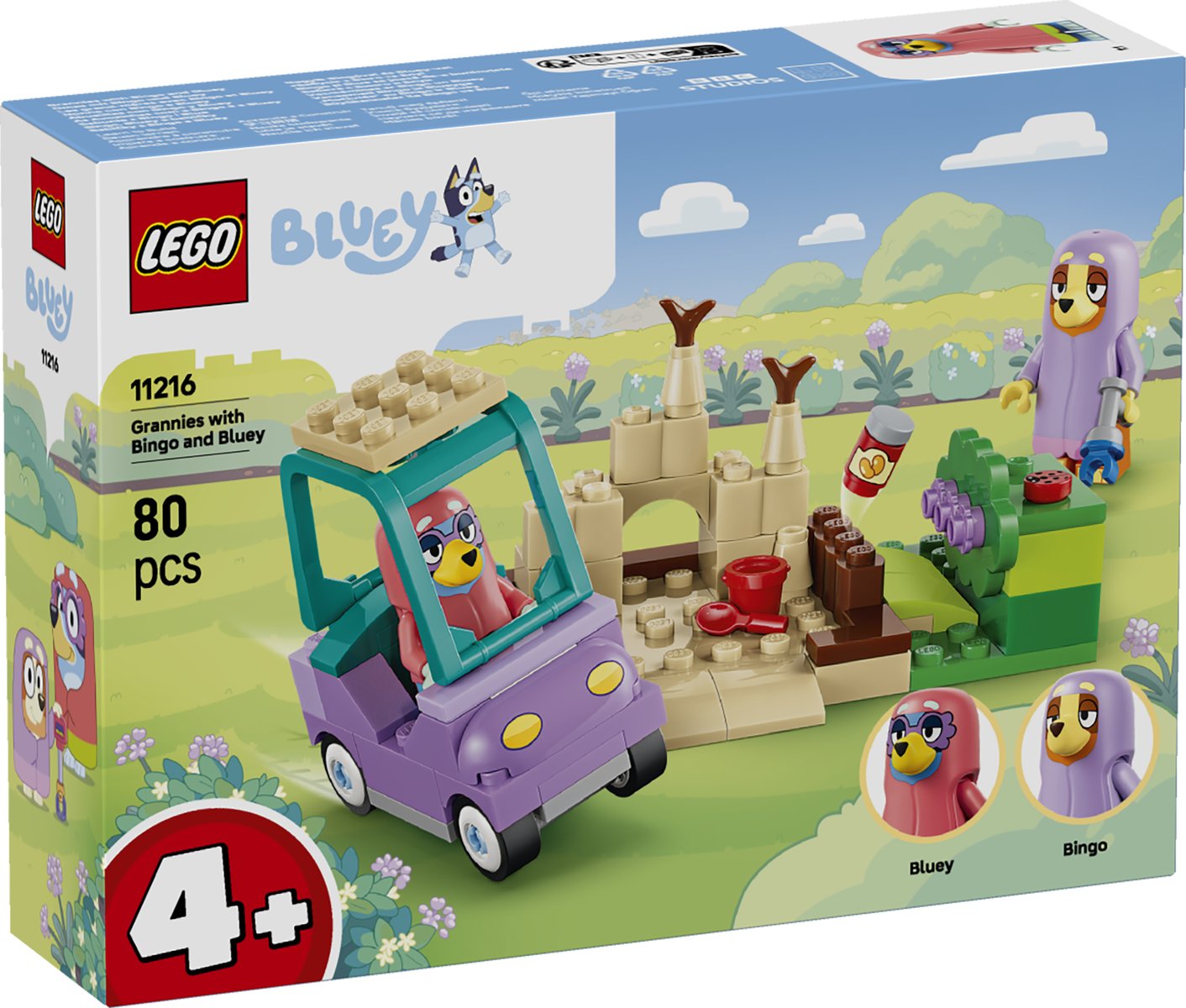 LEGO 11216 LEGO® Bluey 11216 - Omas mit Bingo und Bluey – Verpackung vorne