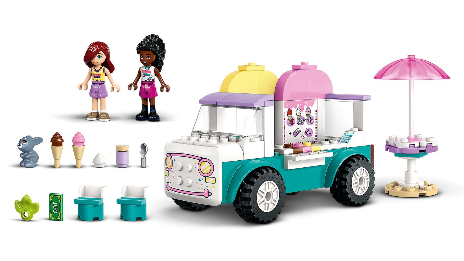 LEGO 42644 LEGO® Friends 42644 - Heartlake City Eiswagen – Detailansicht 1