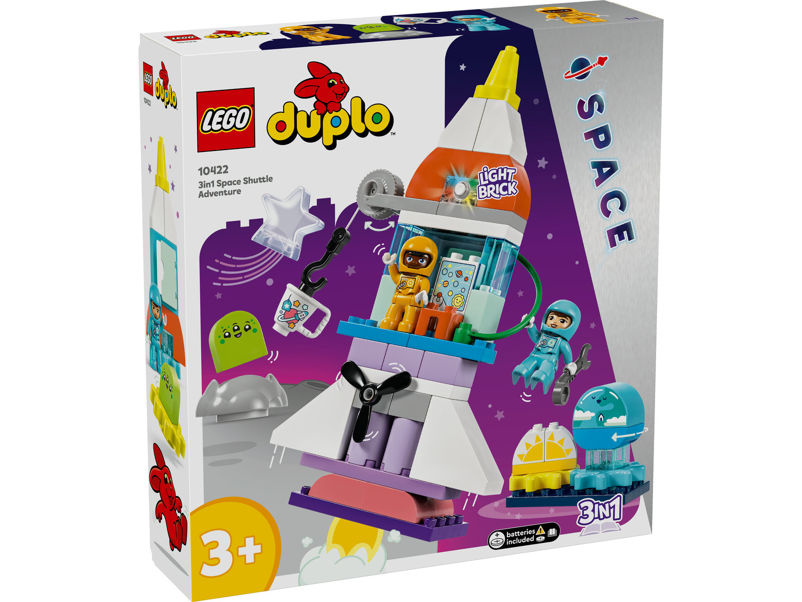 LEGO® DUPLO 10422 - 3-in-1-Spaceshuttle für viele Abenteuer