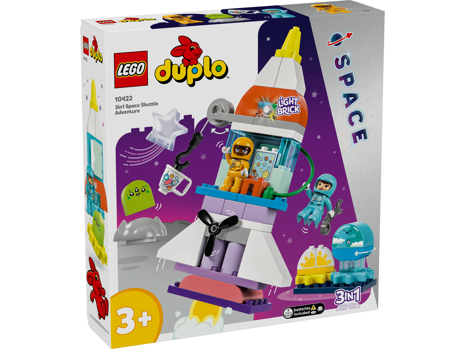 LEGO® DUPLO 10422 - 3-in-1-Spaceshuttle für viele Abenteuer LEGO® DUPLO 10422 - 3-in-1-Spaceshuttle für viele Abenteuer