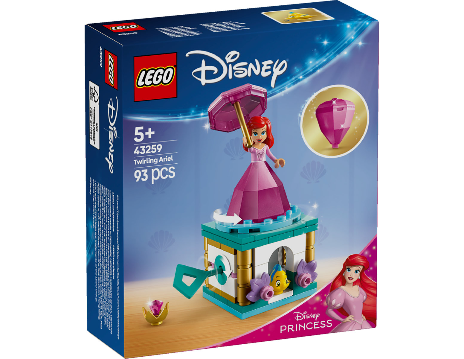 LEGO® Disney Princess 43259 - Arielle Spieluhr