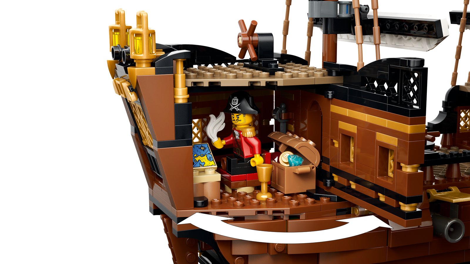 LEGO 31387 LEGO® Creator 31387 - Legendäres Piratenschiff – Detailansicht 10