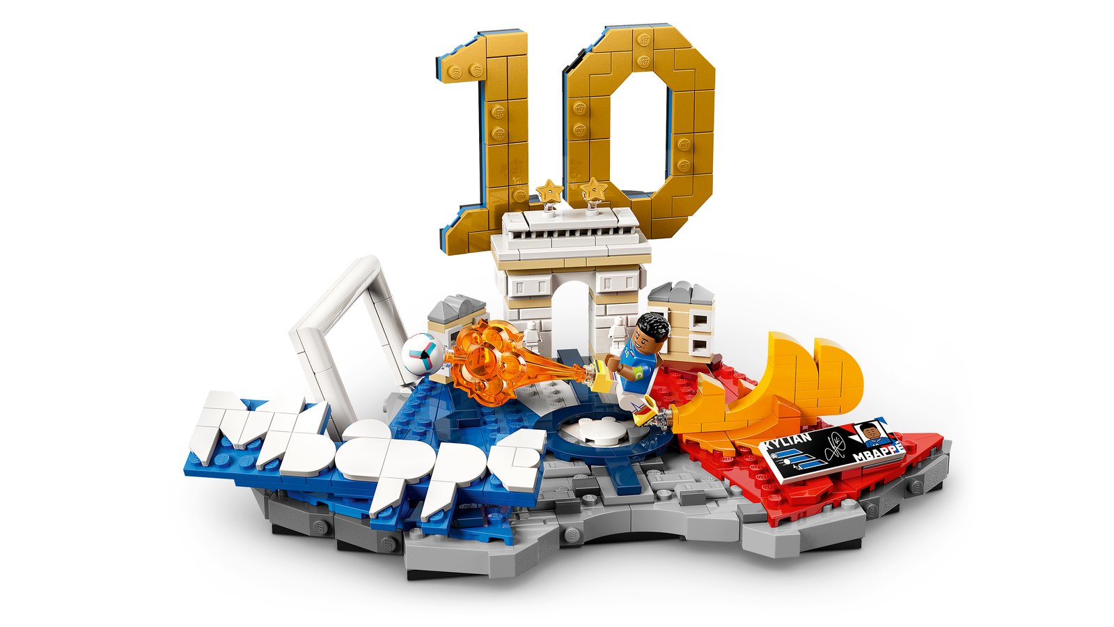 LEGO 43013 LEGO® Editions 43013 - Kylian Mbappé – Fußball-Highlights – Primäres Produktbild