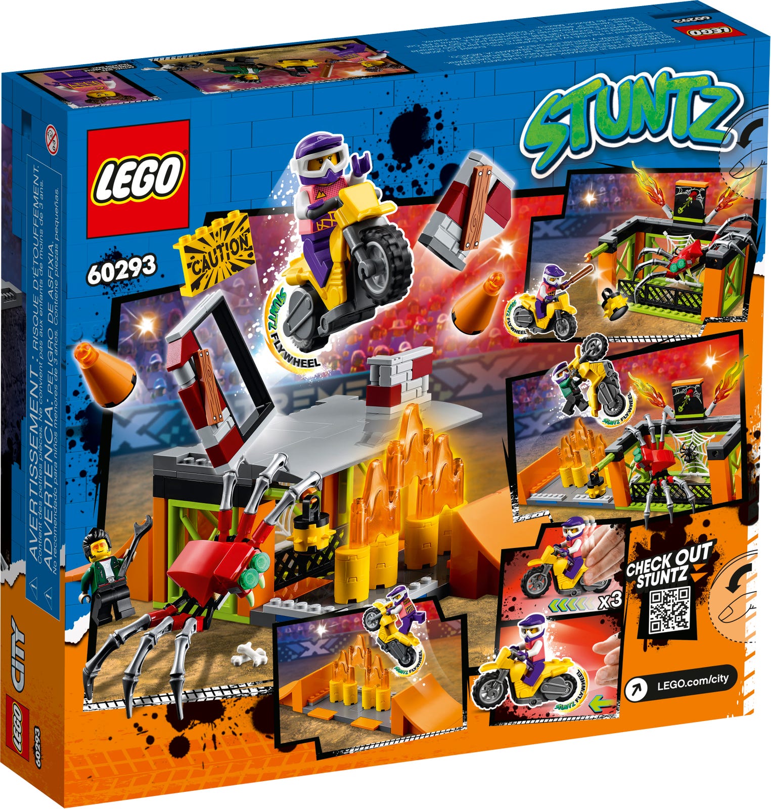 LEGO® City 60293 - Stunt-Park - Box Back