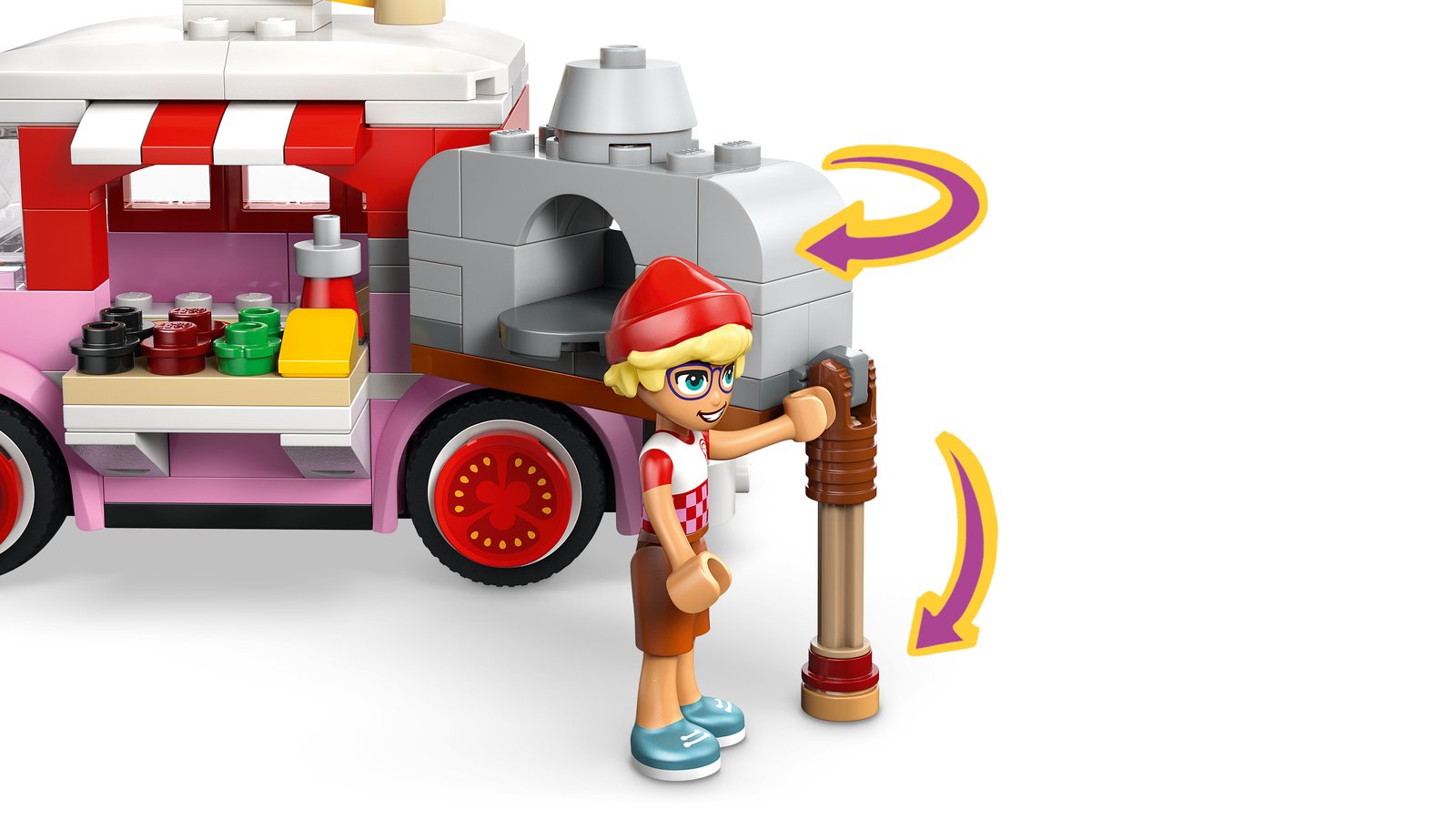 LEGO 42694 LEGO® Friends 42694 - Pizzawagen – Detailansicht 6