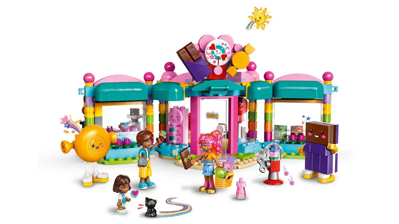 LEGO 42649 LEGO® Friends 42649 - Heartlake City Süßwarenladen – Primaeres Produktbild