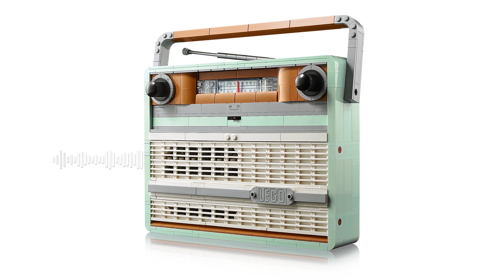 LEGO 10334 LEGO® Icons 10334 - Retro-Kofferradio – Primaeres Produktbild