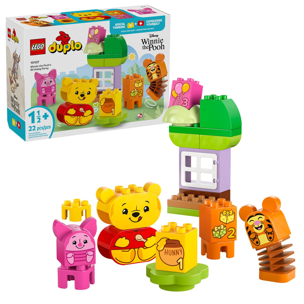 LEGO 10457 LEGO® DUPLO Disney 10457 - Winnie Puuhs Geburtstagsparty – Box & Produkt