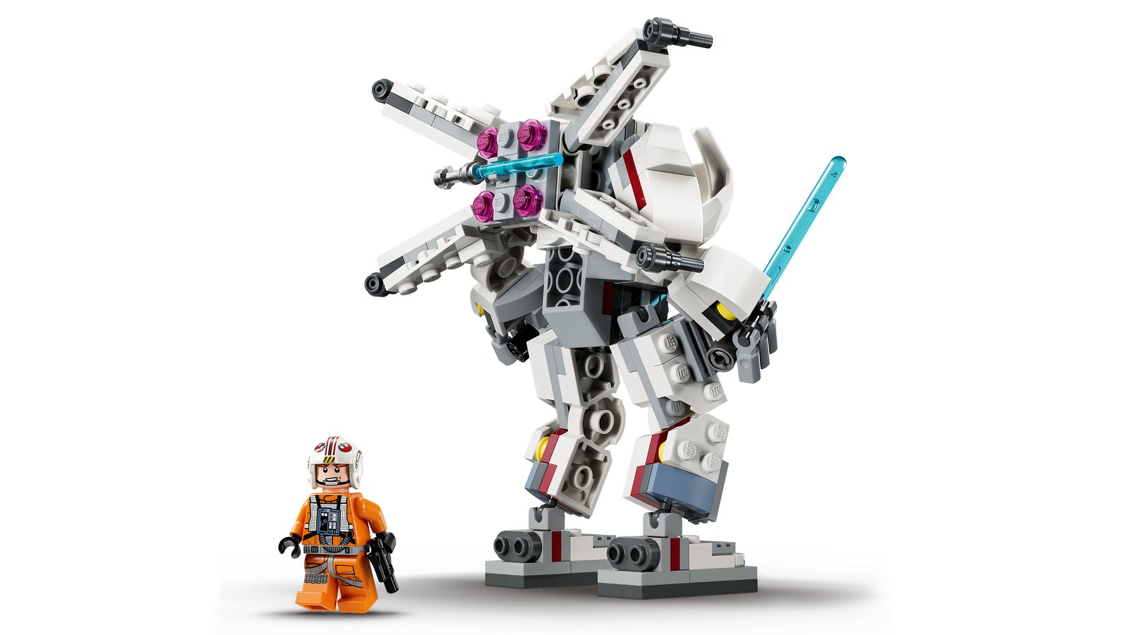 LEGO 75390 LEGO® Star Wars™ 75390 - Luke Skywalkers™ X-Wing™ Mech – Detailansicht 2
