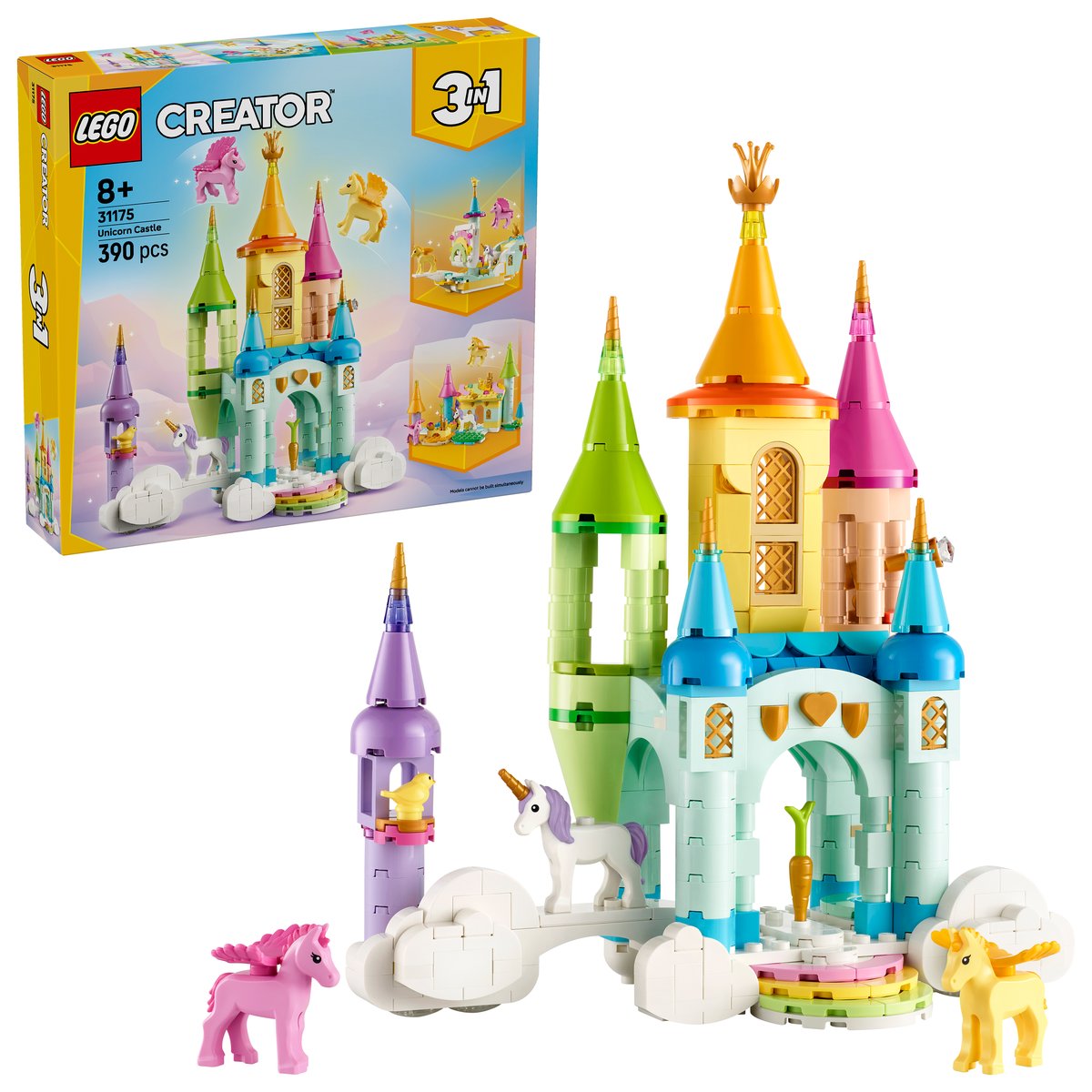 LEGO 31175 LEGO® Creator 31175 - Einhornschloss – Box & Produkt